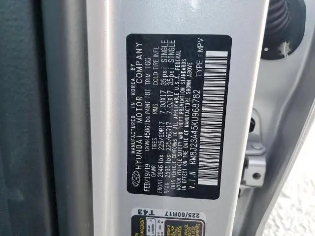 2019 HYUNDAI TUCSON SE  