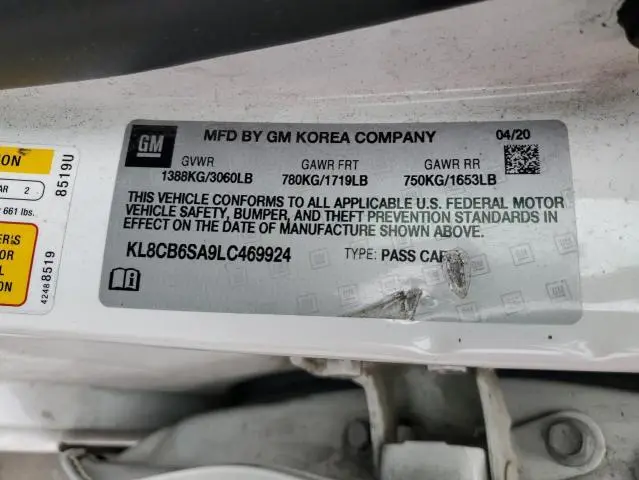 2020 CHEVROLET SPARK LS  