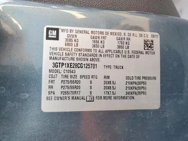 2012 GMC SIERRA C1500 DENALI  