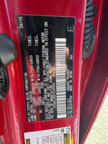 2015 TOYOTA 4RUNNER SR5/SR5 PREMIUM  