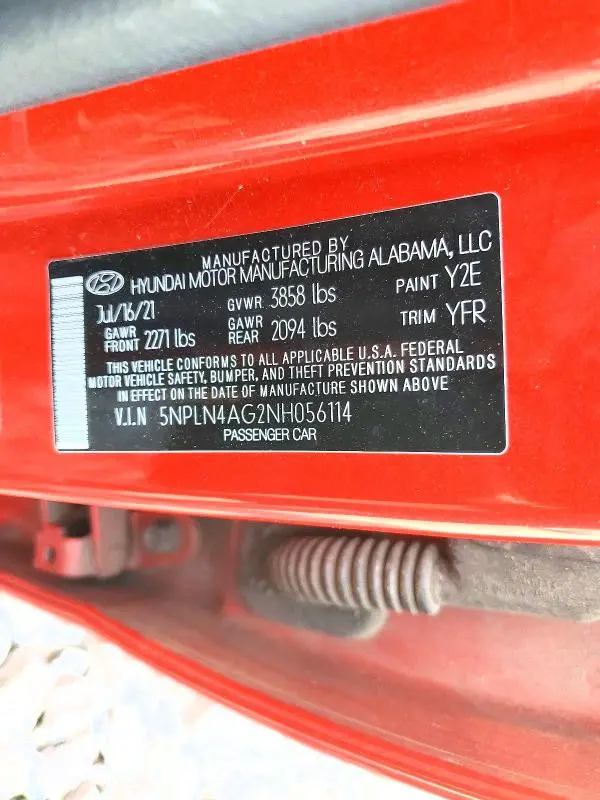 2022 HYUNDAI ELANTRA SEL  