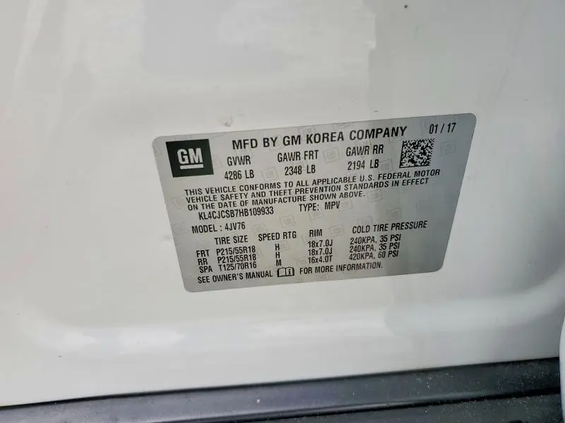 2017 BUICK ENCORE   