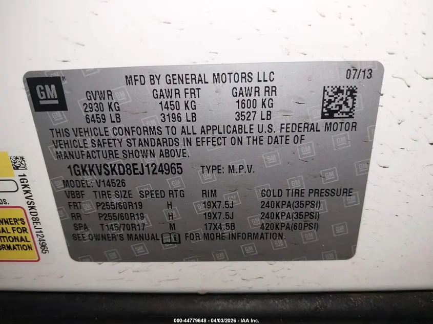 2014 GMC ACADIA SLT-2