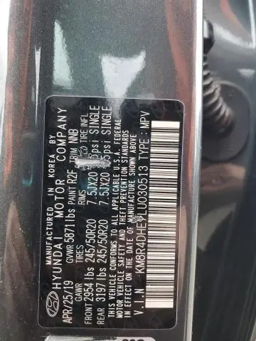 2020 HYUNDAI PALISADE SEL  