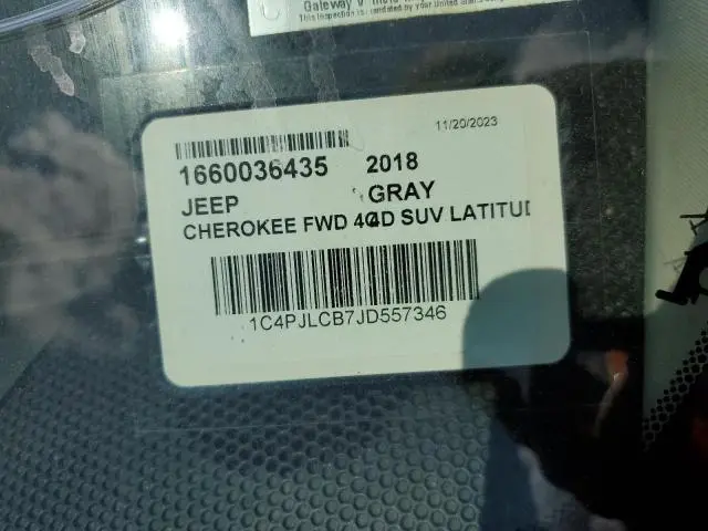 2018 JEEP CHEROKEE LATITUDE  