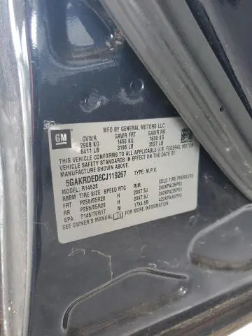 2012 BUICK ENCLAVE   