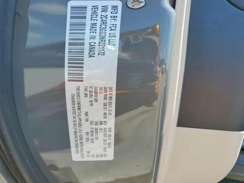 2022 CHRYSLER PACIFICA LIMITED  