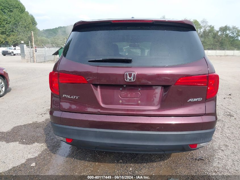 2016 HONDA PILOT EX-L