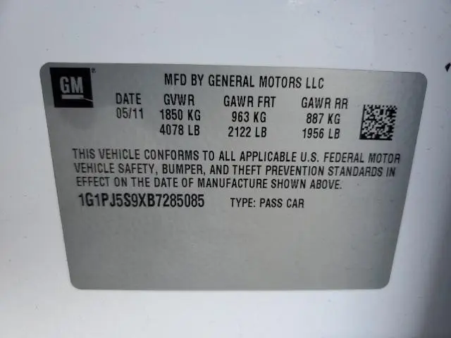 2011 CHEVROLET CRUZE ECO  