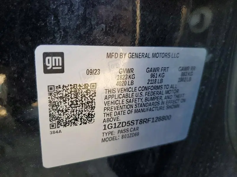 2024 CHEVROLET MALIBU LT  