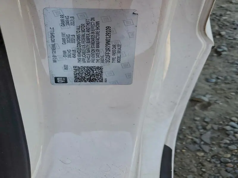 2022 CHEVROLET CAMARO LT1  