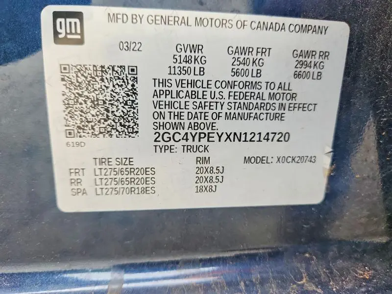 2022 CHEVROLET SILVERADO K2500 HEAVY DUTY LTZ  