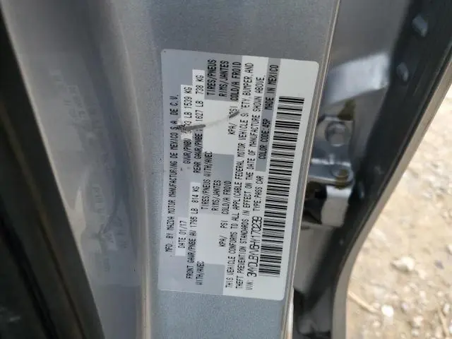 2017 TOYOTA YARIS IA   