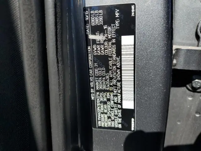2016 VOLVO XC90 T6  