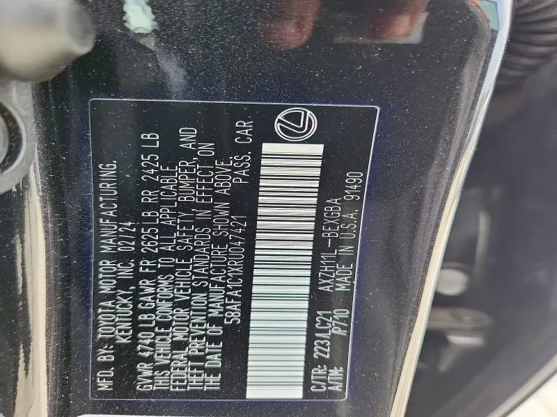 2024 LEXUS ES 300H ULTRA LUXURY  