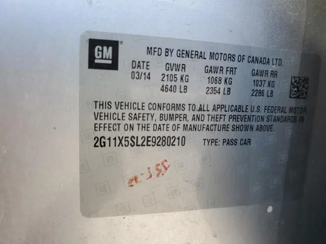 2014 CHEVROLET IMPALA LS