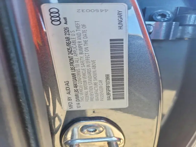 2015 AUDI S3 PREMIUM PLUS  