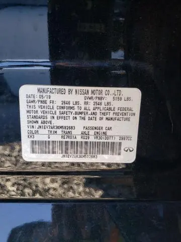 2019 INFINITI Q50 LUXE  