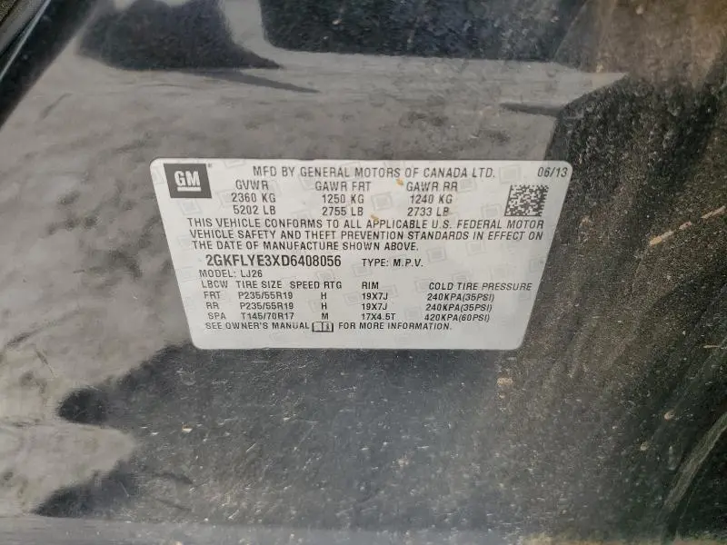 2013 GMC TERRAIN DENALI  