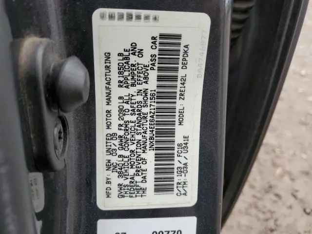2010 TOYOTA COROLLA BASE  