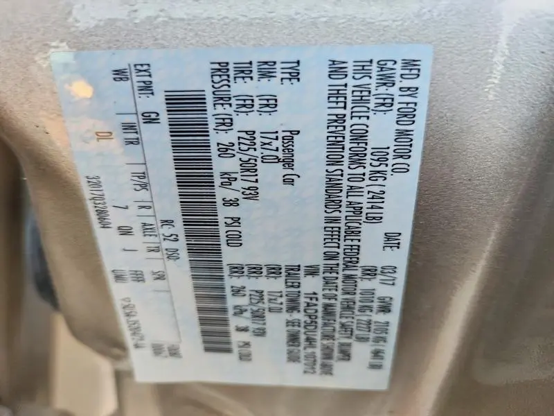 2017 FORD C-MAX TITANIUM  
