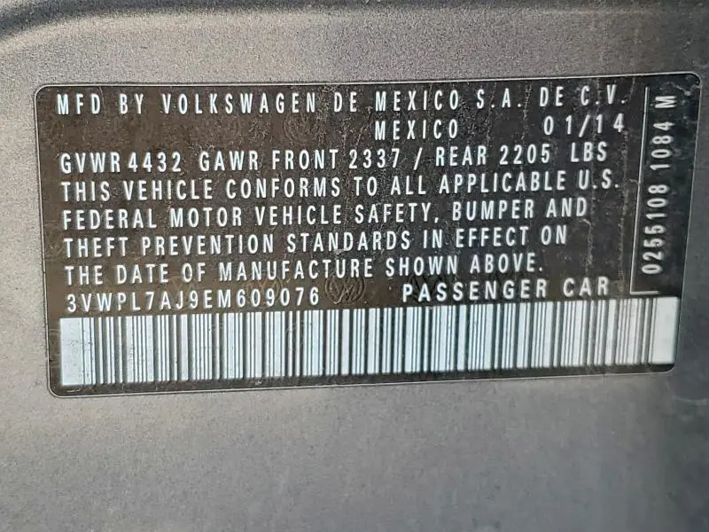 2014 VOLKSWAGEN JETTA TDI  