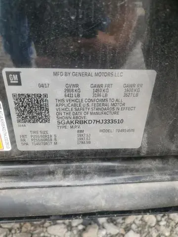 2017 BUICK ENCLAVE