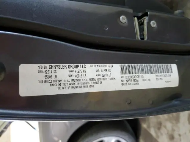 2014 DODGE CHARGER SE  