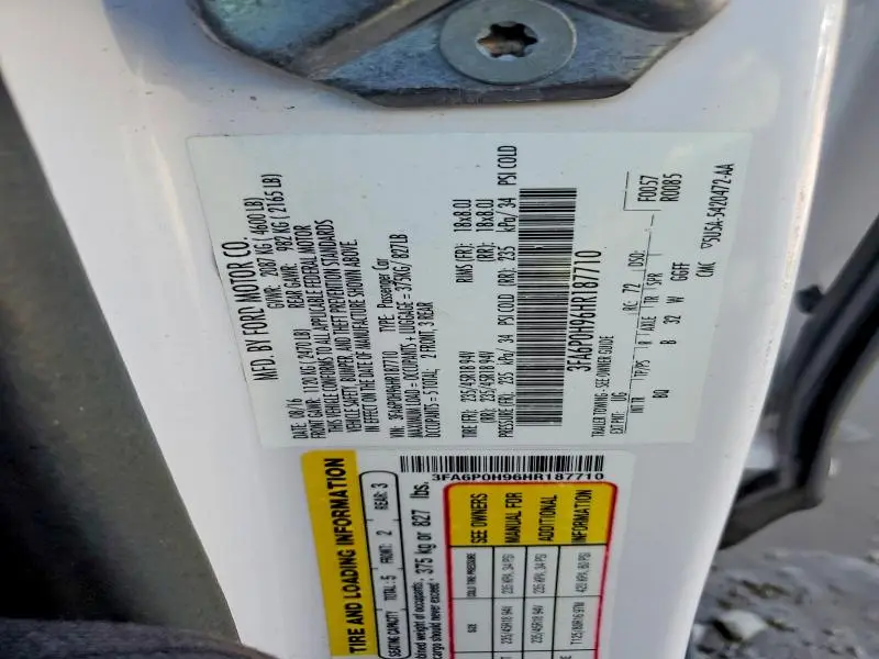 2017 FORD FUSION SE  