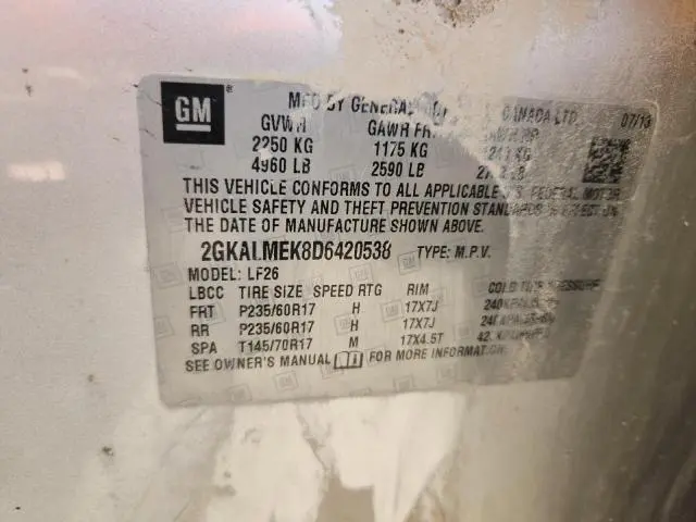 2013 GMC TERRAIN SLE  