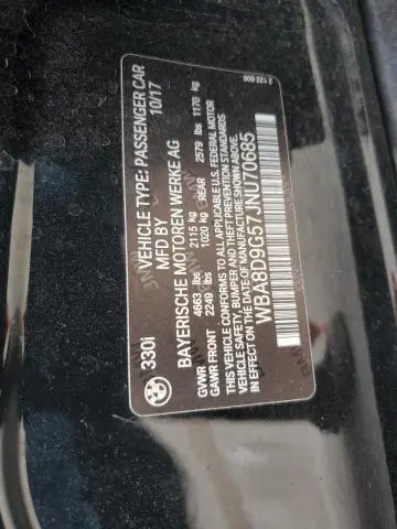 2018 BMW 330 XI