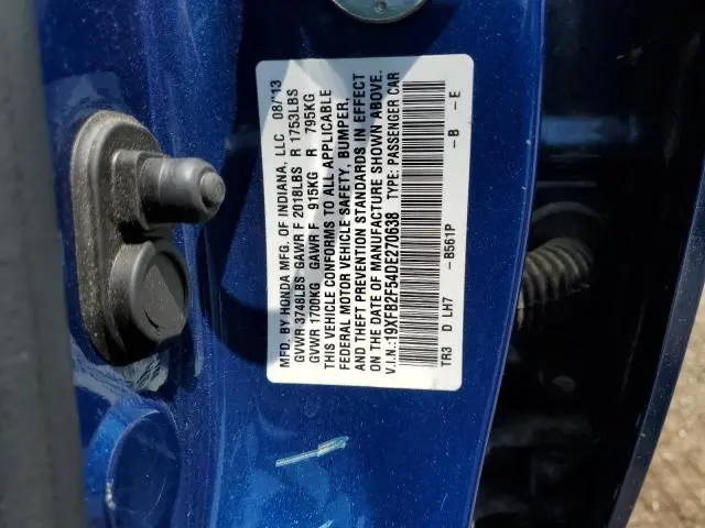2013 HONDA CIVIC LX  