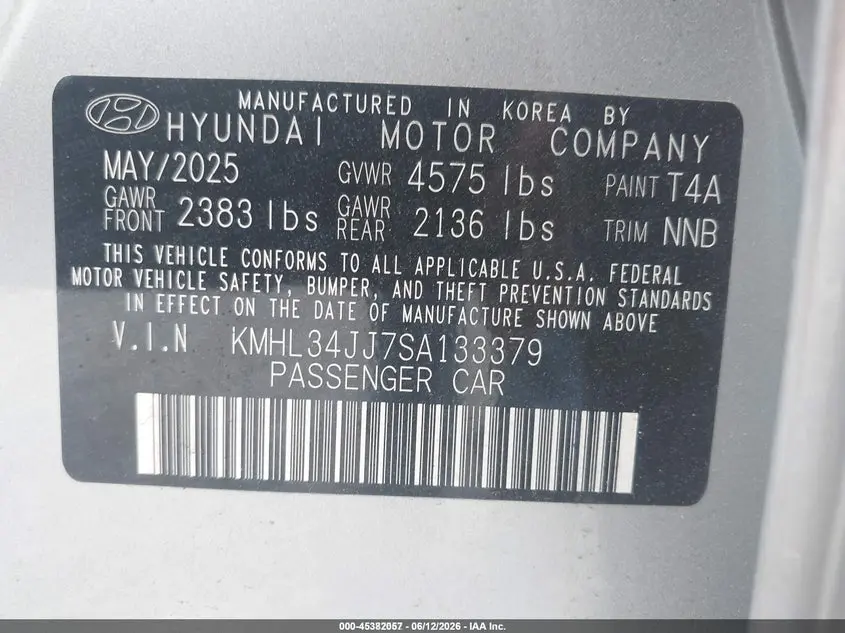 2025 HYUNDAI SONATA HYBRID SEL