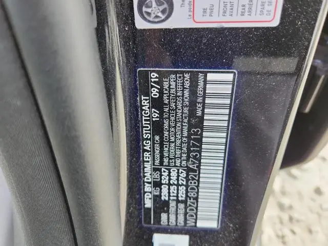 2020 MERCEDES-BENZ E 350  