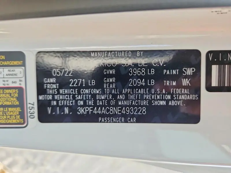 2022 KIA FORTE GT  