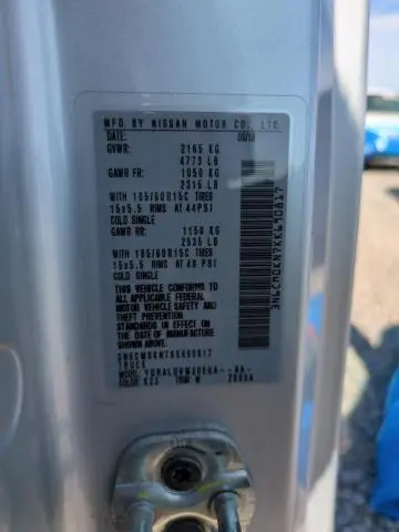 2019 NISSAN NV200 2.5S  