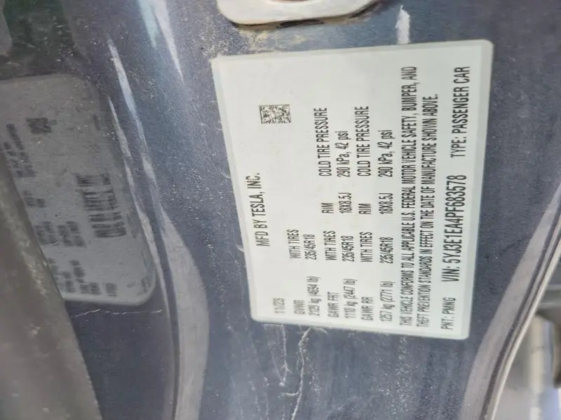 2023 TESLA MODEL 3   