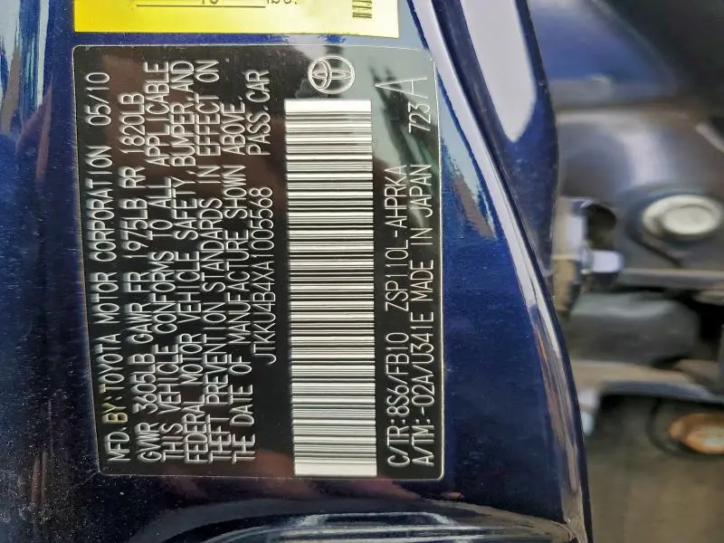 2010 TOYOTA SCION XD   