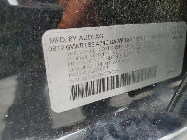 2013 AUDI A4 PREMIUM  