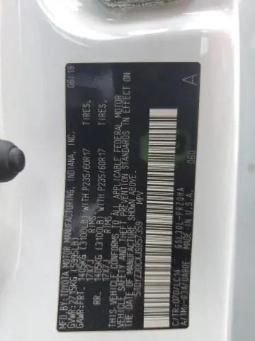 2018 TOYOTA SIENNA XLE
