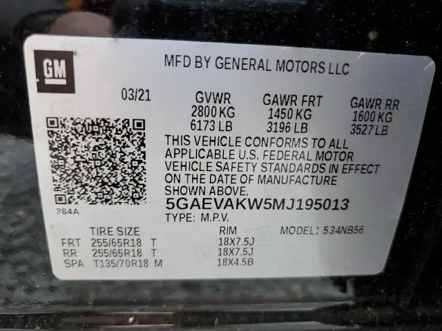 2021 BUICK ENCLAVE ESSENCE  