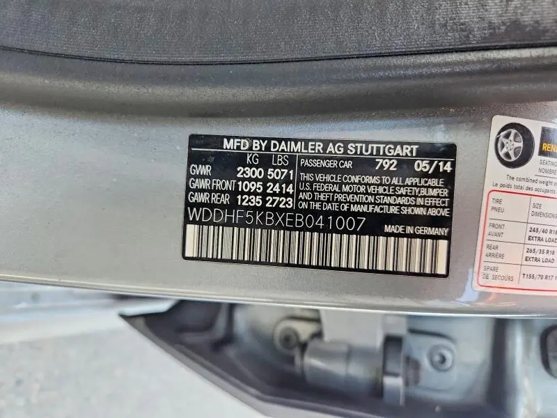 2014 MERCEDES-BENZ E 350  