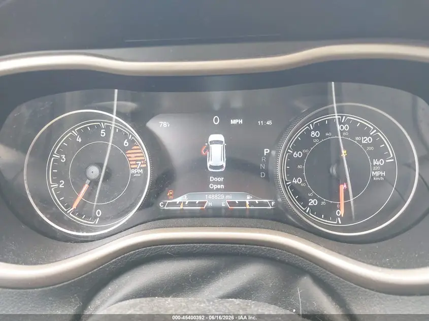 2017 JEEP CHEROKEE HIGH ALTITUDE 4X4