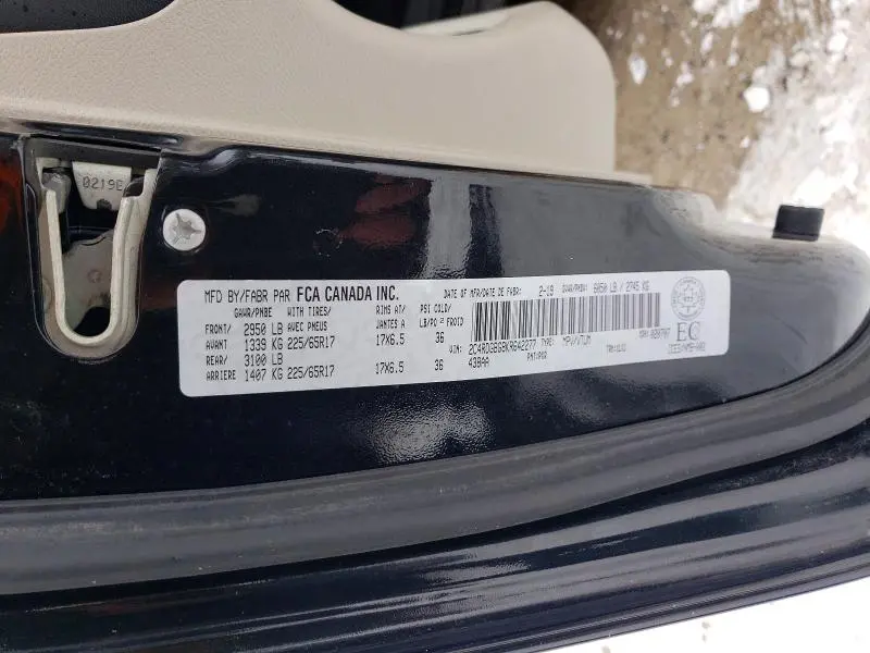 2019 DODGE GRAND CARAVAN SE  