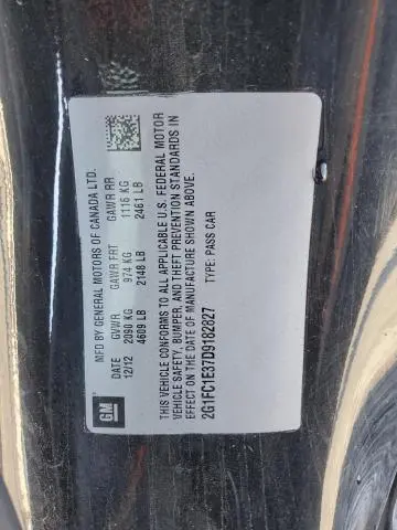 2013 CHEVROLET CAMARO LT  