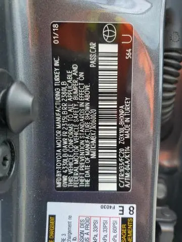 2018 TOYOTA C-HR XLE  