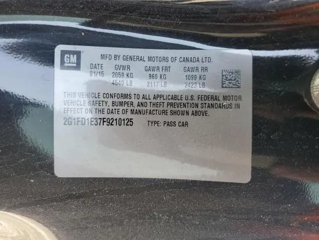 2015 CHEVROLET CAMARO LT  