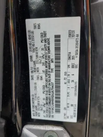 2013 FORD ESCAPE SEL  