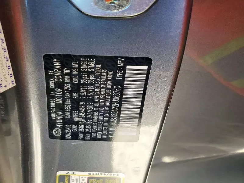 2017 HYUNDAI TUCSON LIMITED  