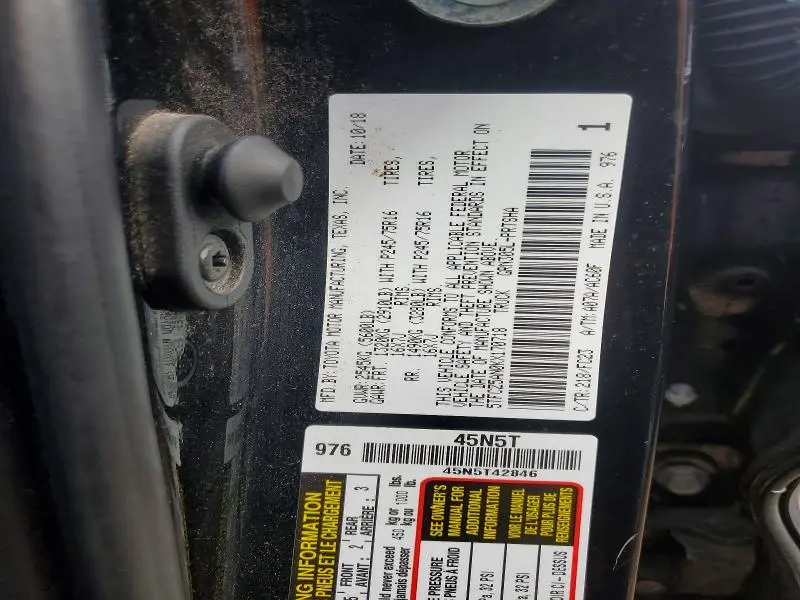 2019 TOYOTA TACOMA SR5 V6  